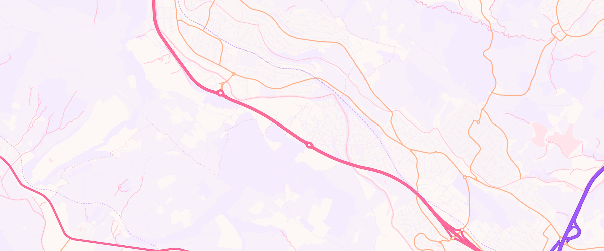 Map showing the location of Mfg Morrisons Newport Rogerstone