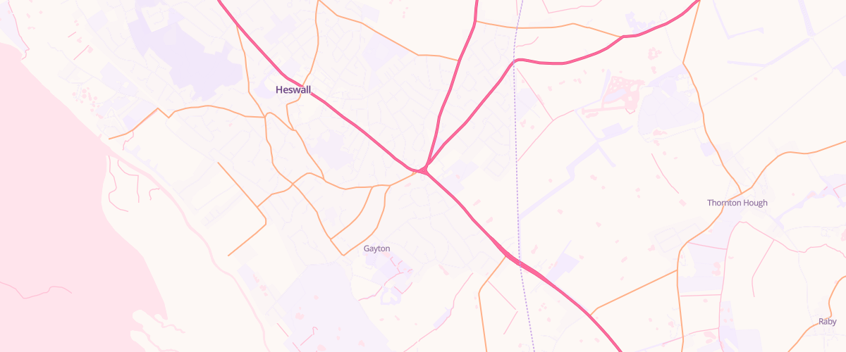 Map showing the location of Shell Gayton