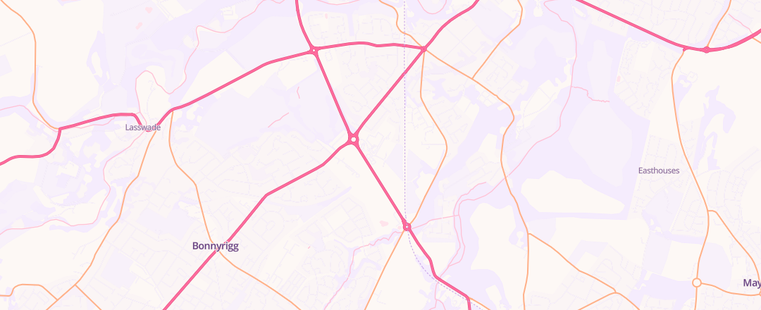 Map showing K And I Ltd, Dalkeith