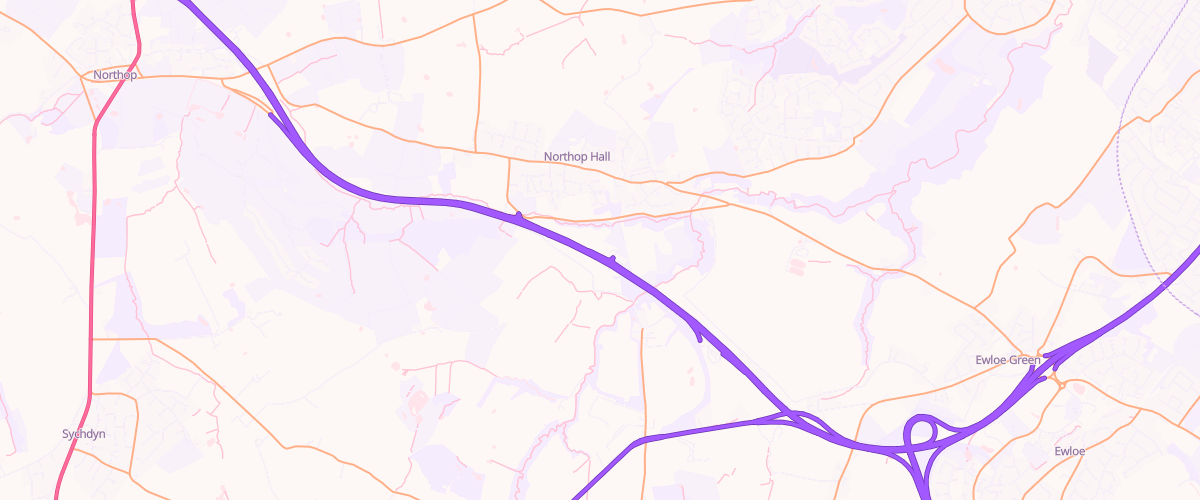 Map showing the location of Shell Northop