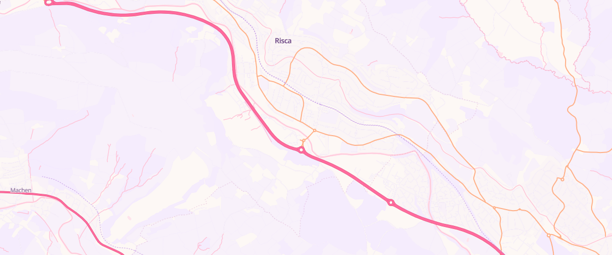 Map showing the location of Commercial Street Service Station
