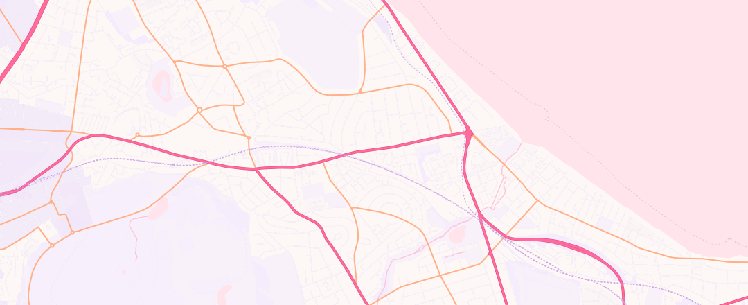 Map showing Gilbert Muzambe, Edinburgh