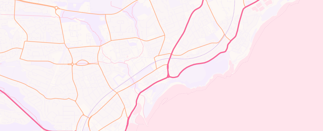 Map showing Ad Tyres, Kirkcaldy