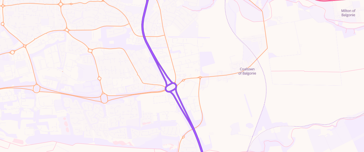 Map showing the location of Bankhead Sf Connect