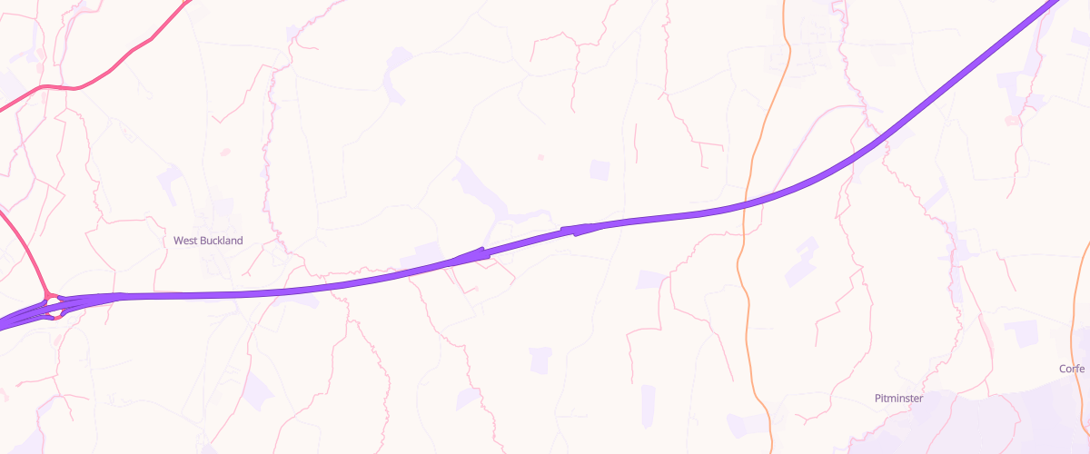 Map showing the location of Shell Taunton Deane North