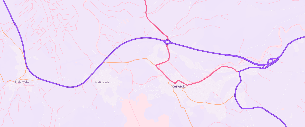 Map showing the location of Gem High Hill