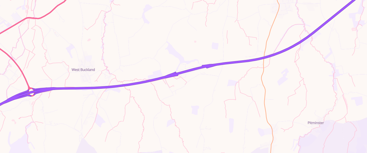 Map showing the location of Shell Taunton Deane South