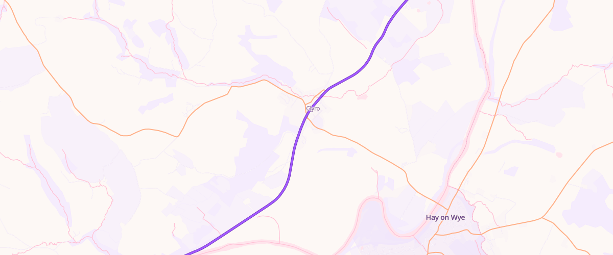 Map showing the location of Regent House Filling Station