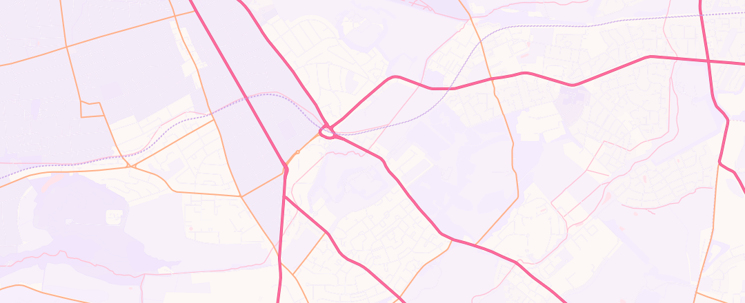 Map showing Western Toyota, Edinburgh