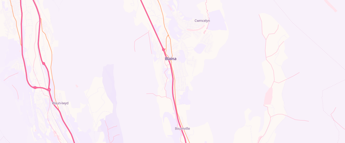 Map showing the location of Central Garage