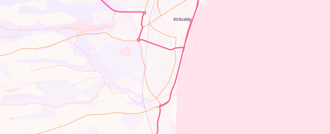 Map showing A H Garage Services Limited, Kirkcaldy