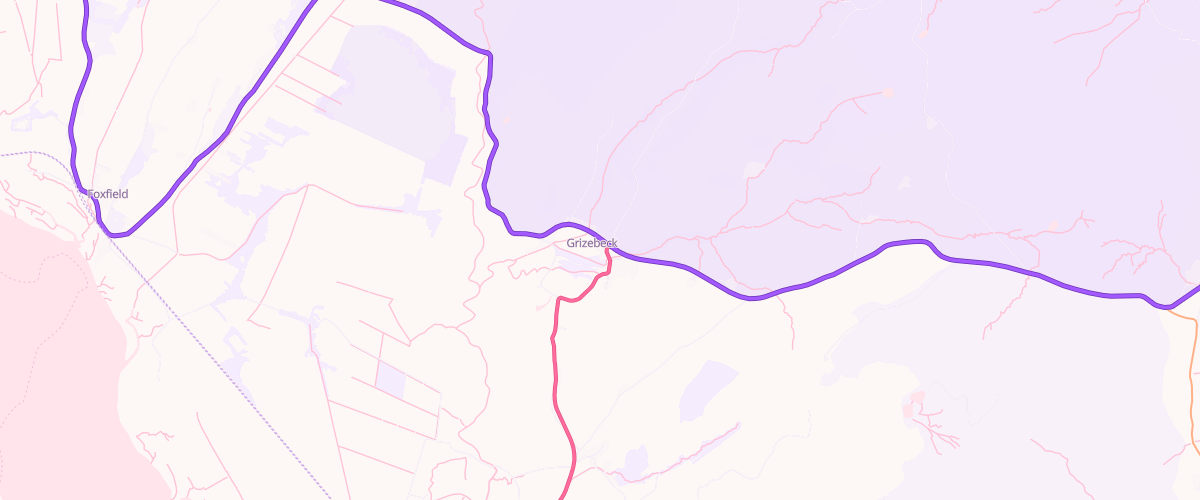 Map showing the location of Grizebeck Filling Station