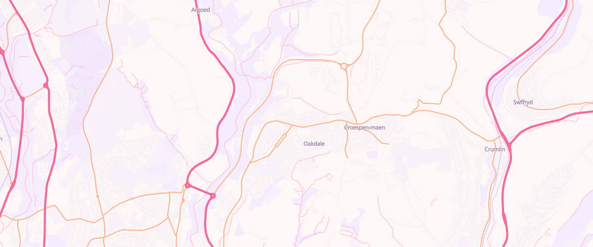Map showing the location of V Williams