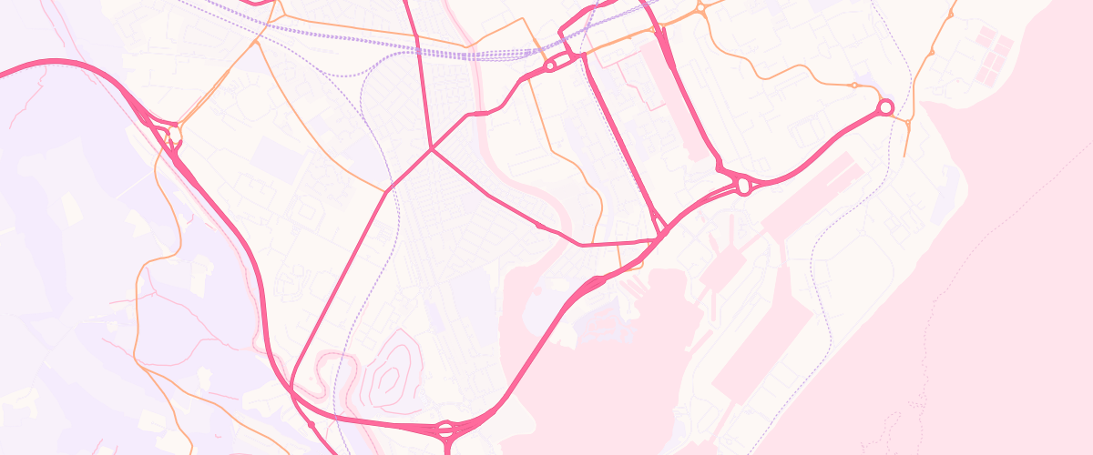 Map showing the location of Mfg Cardiff Bay