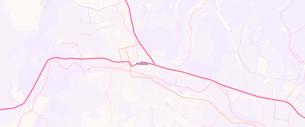 Map showing the location of Peebles Sf Connect
