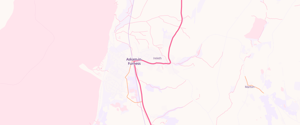 Map showing the location of Ireleth Village Store Limited