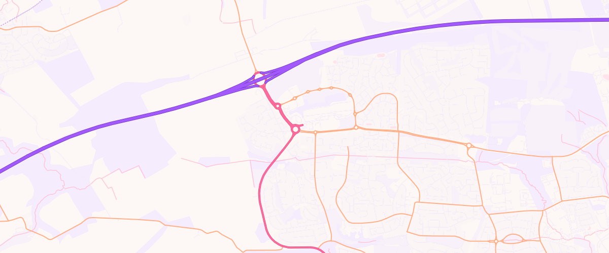 Map showing the location of Sainsburys Kirkcaldy