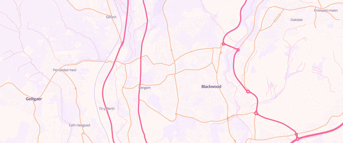 Map showing the location of A J Stevens Sons