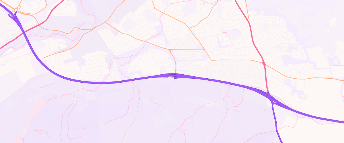 Map showing the location of Shell Co-Op Dreghorn