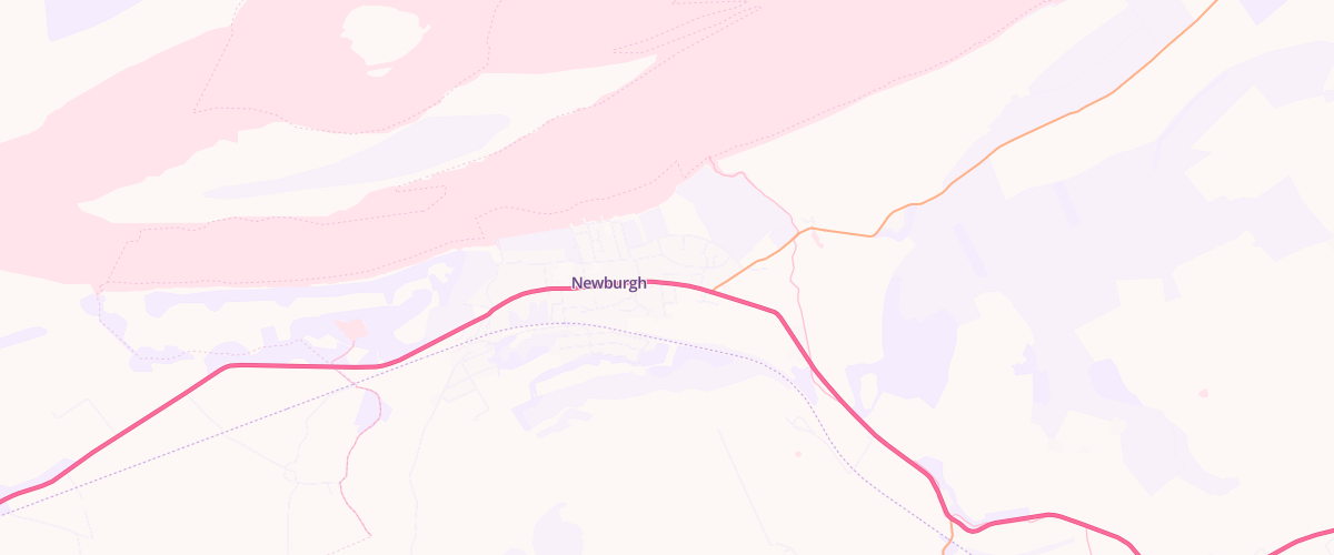 Map showing the location of East Port Service Station