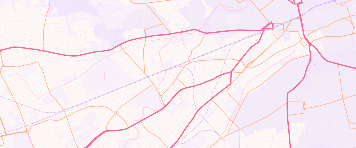 Map showing the location of Sainsburys Murrayfield