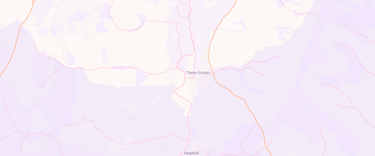 Map showing the location of Tipton Garage