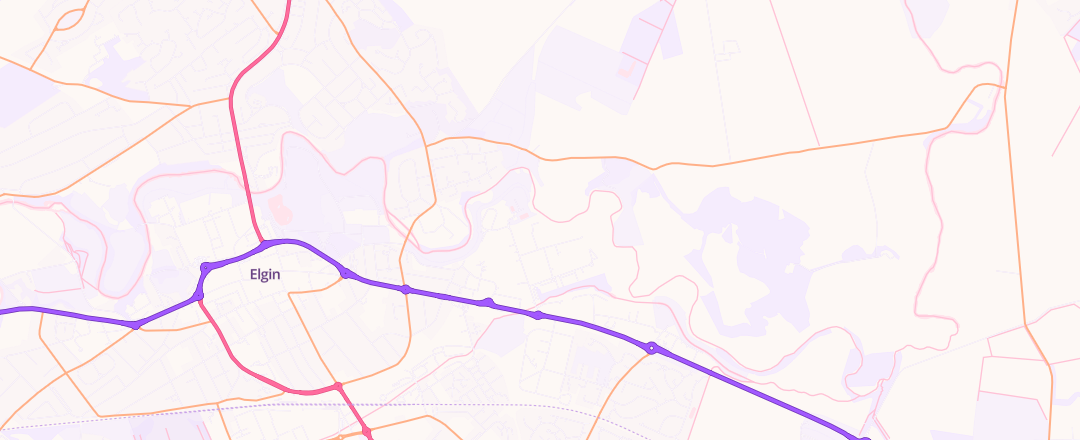 Map showing Chanonry Mot Centre Ltd, Elgin