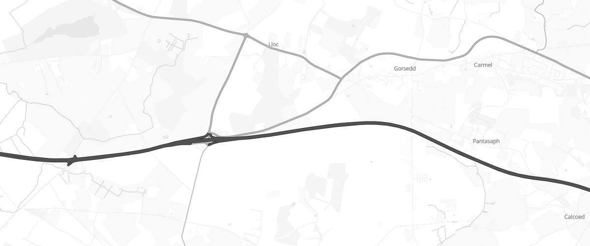 Map showing the location of Asda Singing Kettle S/stn