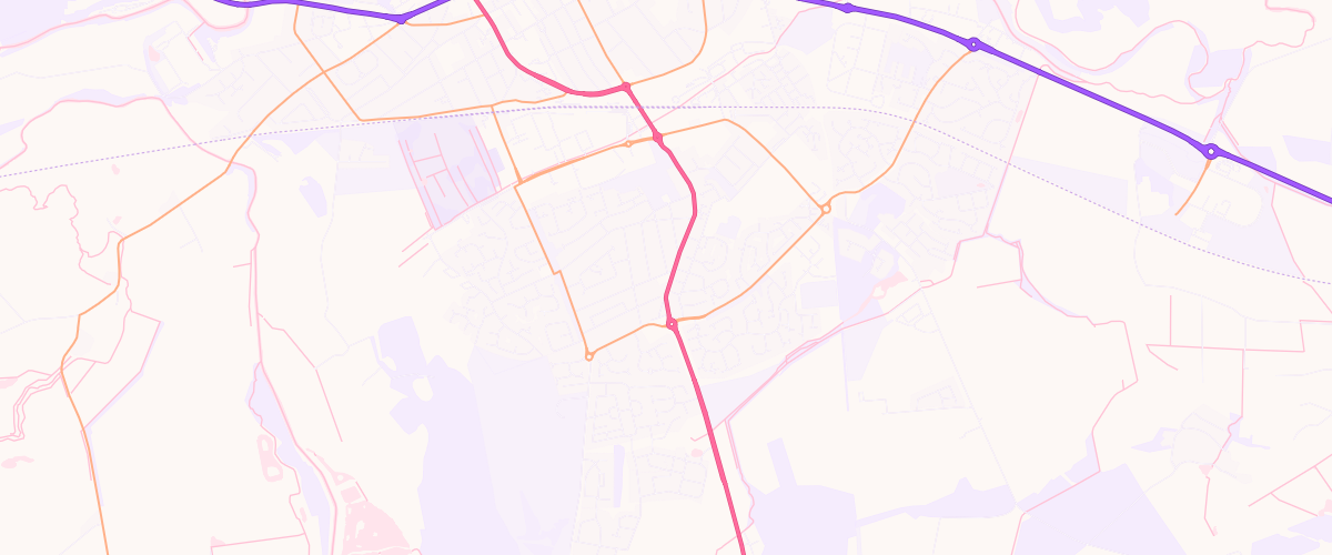 Map showing the location of New Elgin Service Station