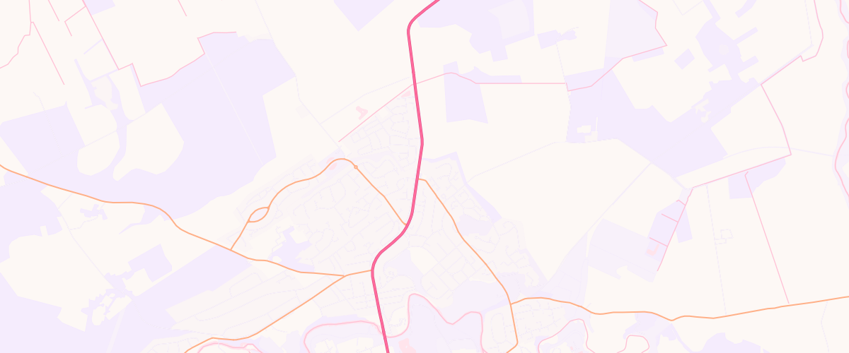 Map showing the location of Bishopmill Service Station