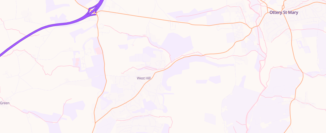 Map showing East Devon Autos Limited, Ottery St Mary