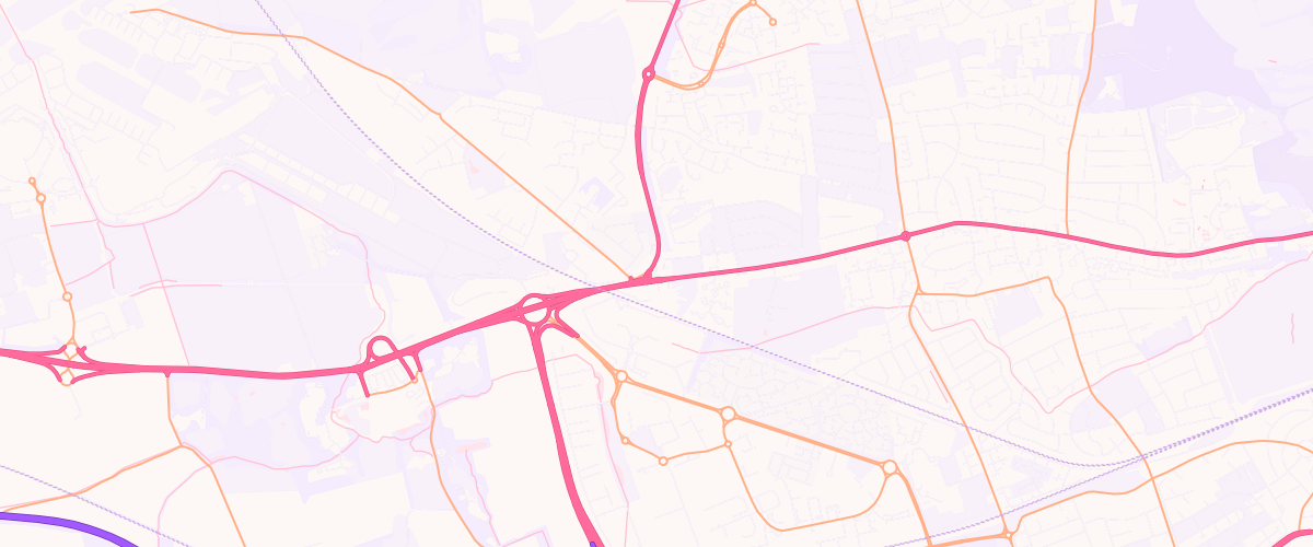 Map showing the location of Shell Co-Op Maybury