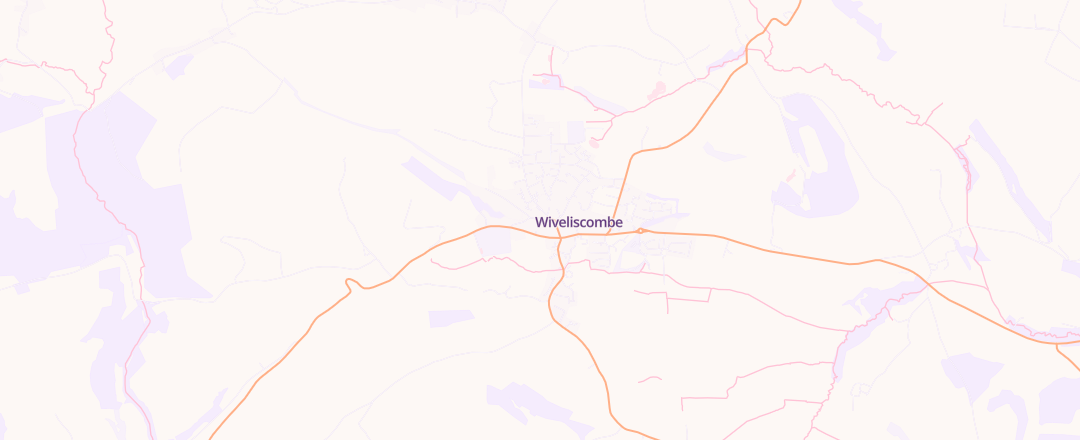 Map showing Jones Automobile Engineers Wiveliscombe Ltd, Wiveliscombe