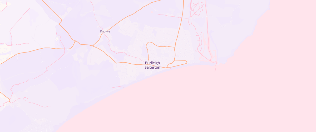 Map showing the location of Staddons Service Station