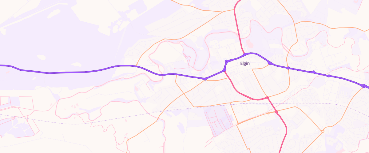 Map showing the location of Mfg West Road