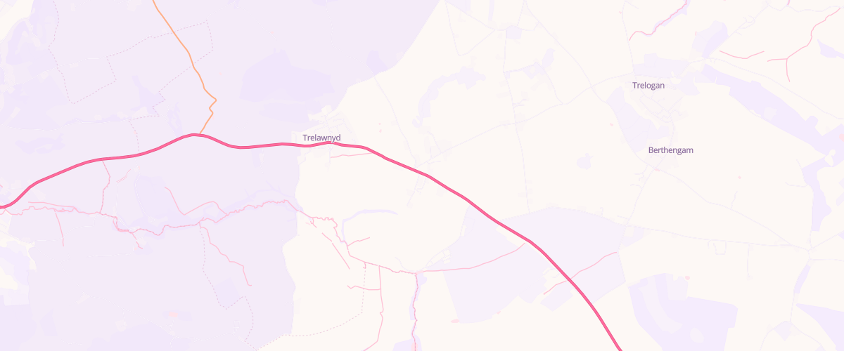 Map showing the location of Longacres Filling Station Ltd