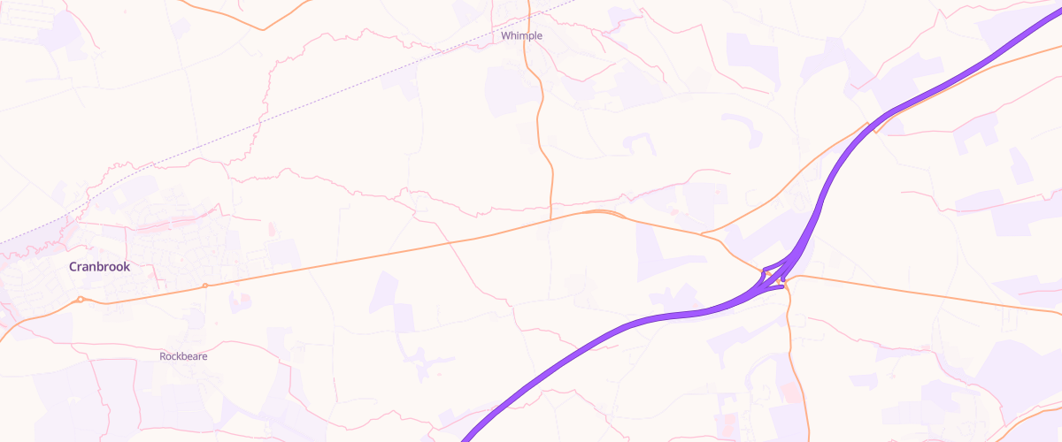 Map showing the location of Central Convenience Whimple