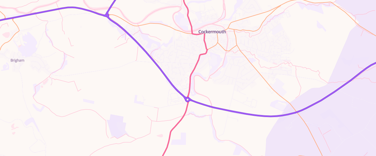 Map showing the location of Asda Oakhurst Express Petrol