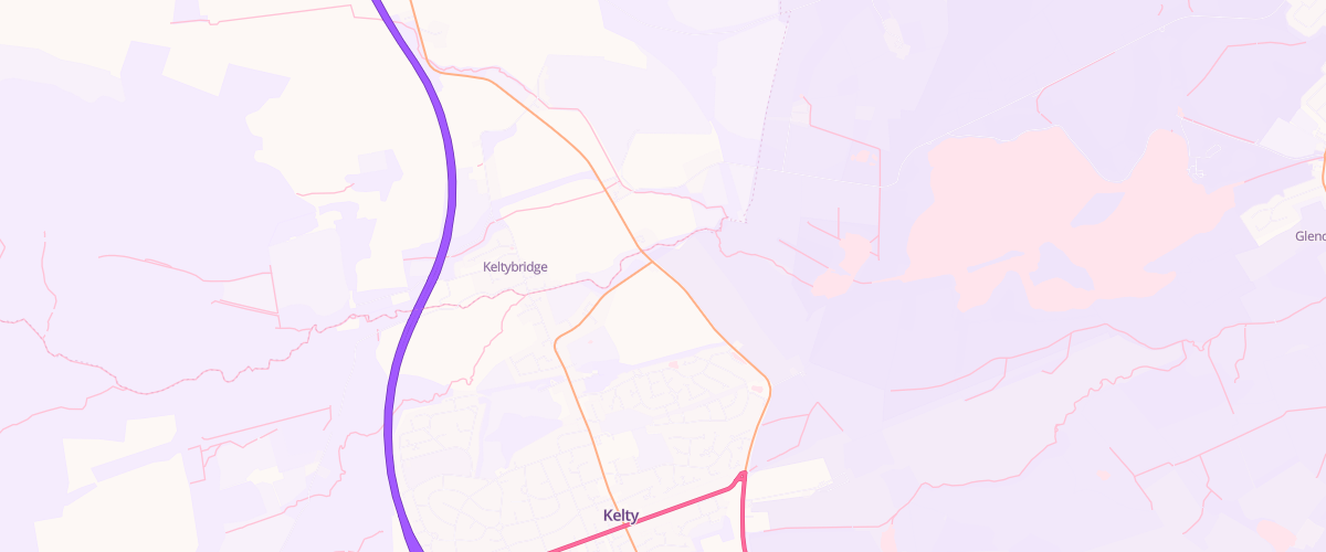 Map showing the location of North Road