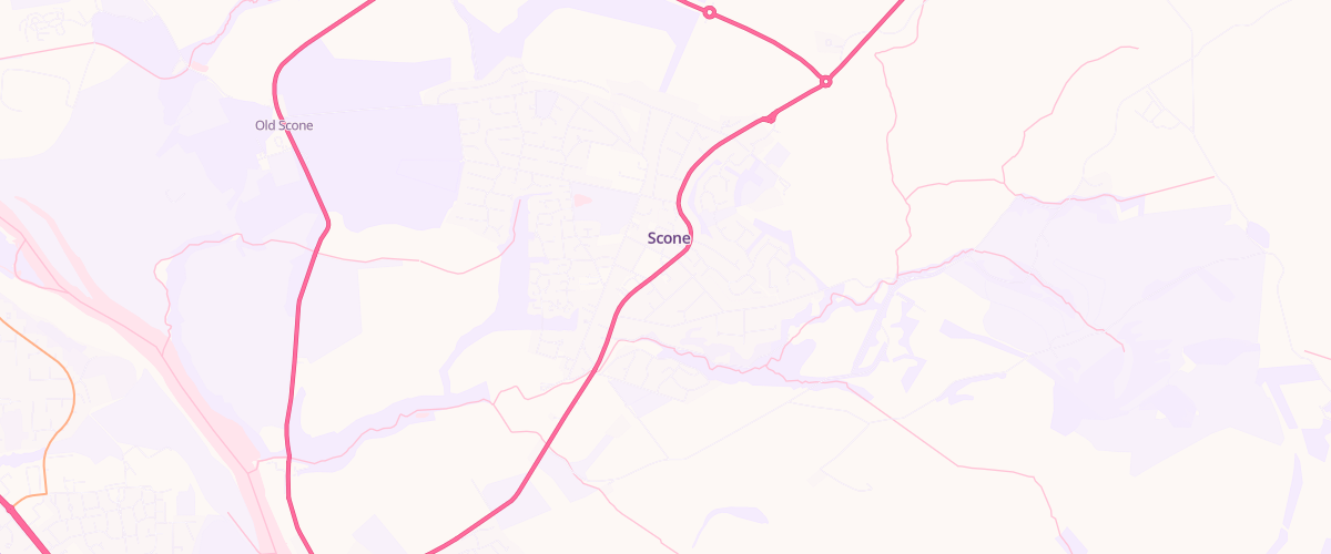Map showing the location of Perth Rd Express