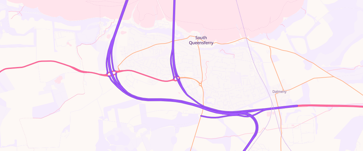 Map showing the location of Shell Forth Road Servs
