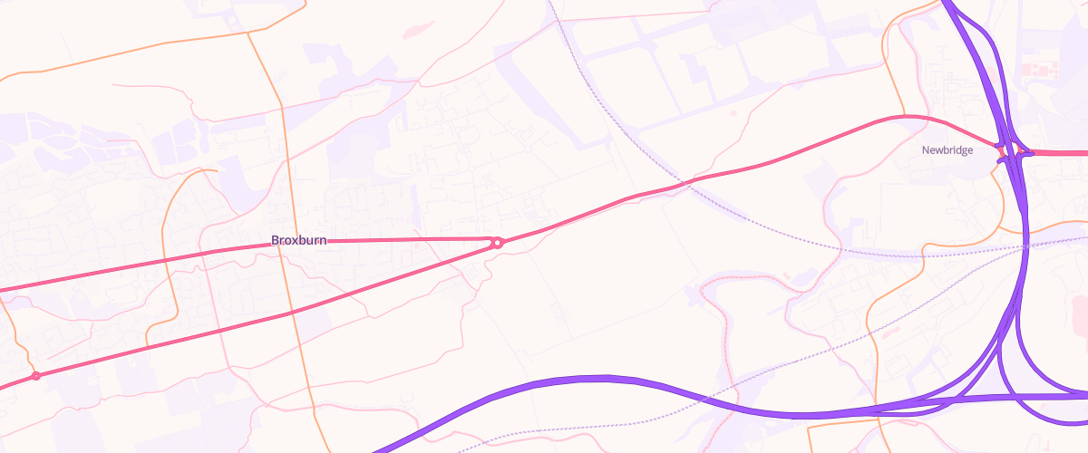 Map showing the location of Fairfield Service Station