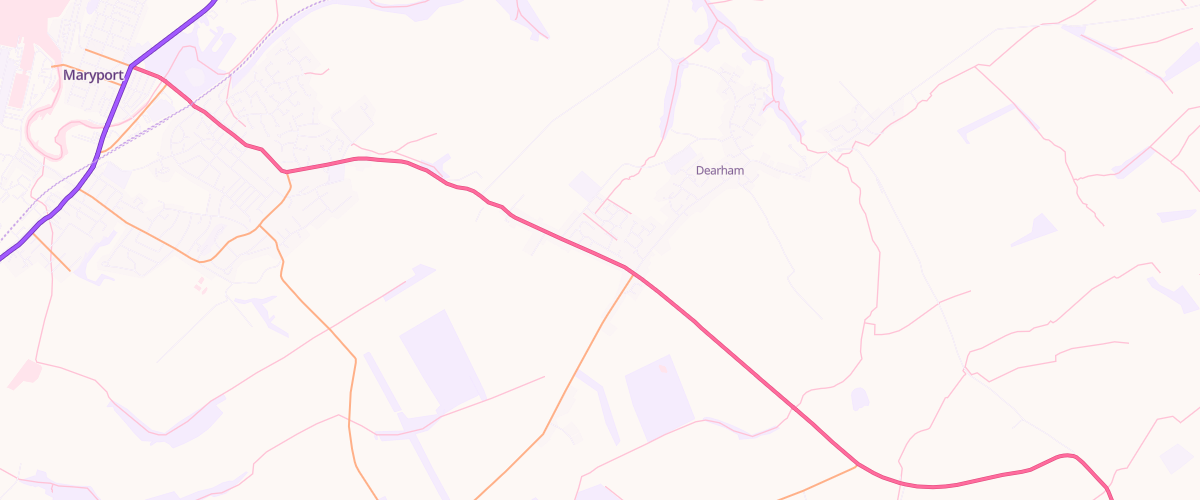 Map showing the location of Essex Garage-Dearham