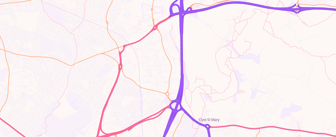 Map showing Sowton Tyres & Mot Ltd, Exeter