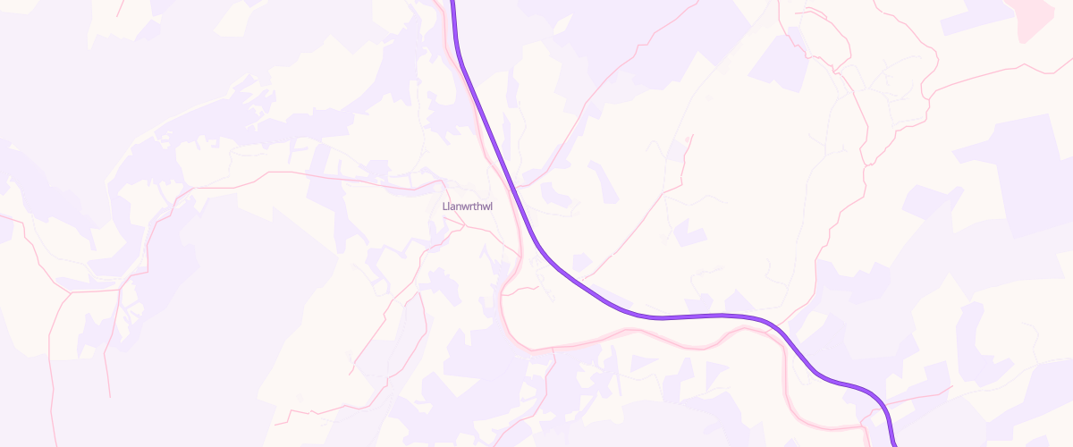 Map showing the location of Asda Halt Express Petrol