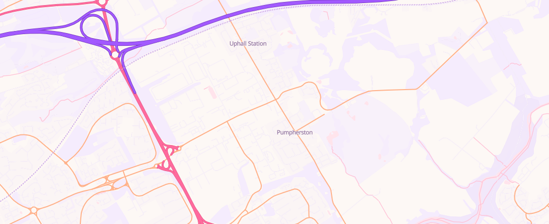 Map showing Halfords Autocentre, Livingston