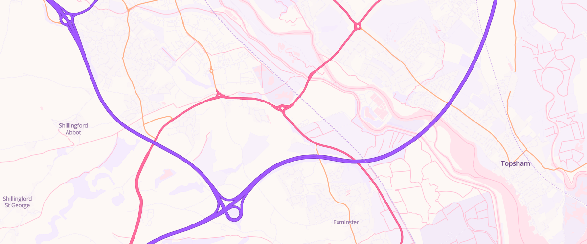 Map showing the location of Central Convenience Matford