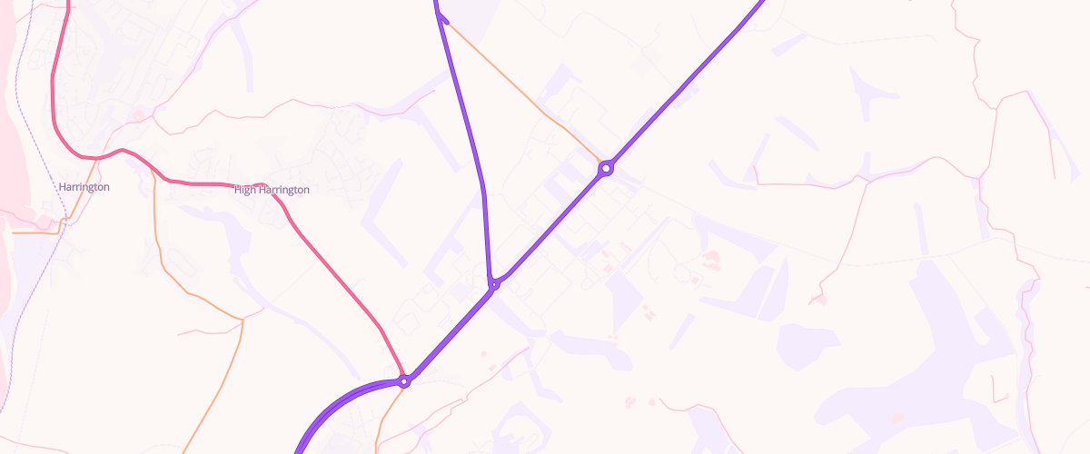 Map showing the location of Longmile Service Station