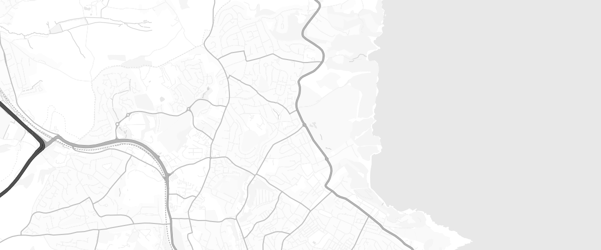 Map showing the location of Spar Watcombe