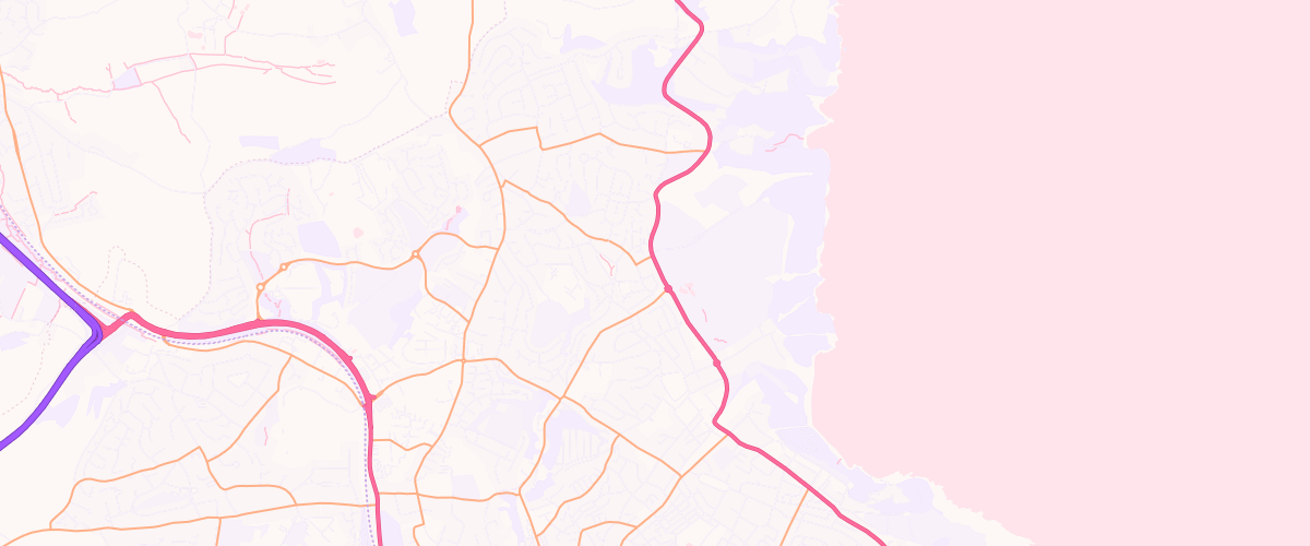 Map showing the location of Spar Watcombe